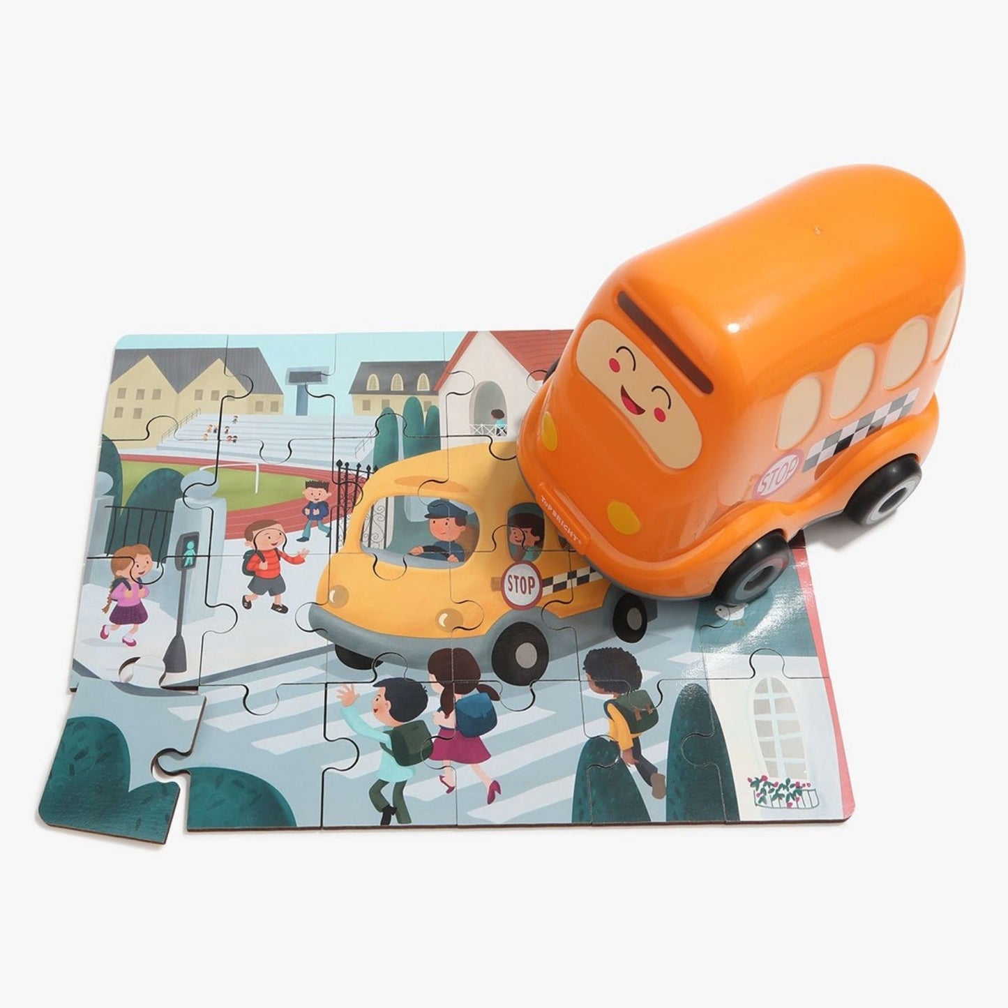 Puzzle de madera con almacenamiento