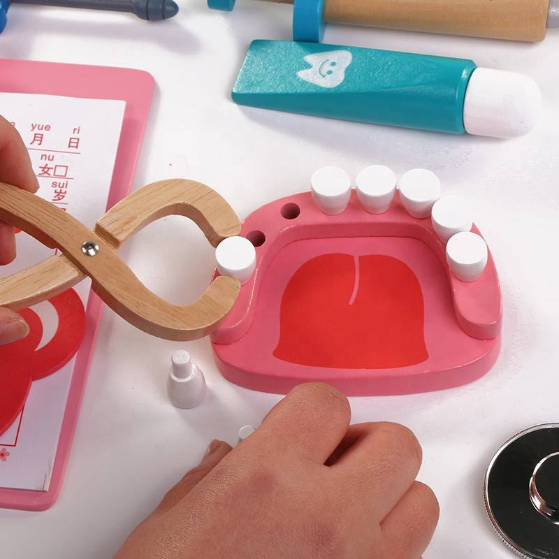 Juego doctor/dentista en madera