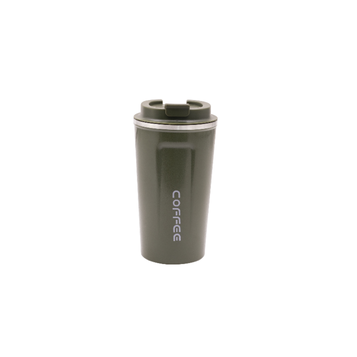 Vaso de acero inoxidable con tapa 510ml - COFFEE