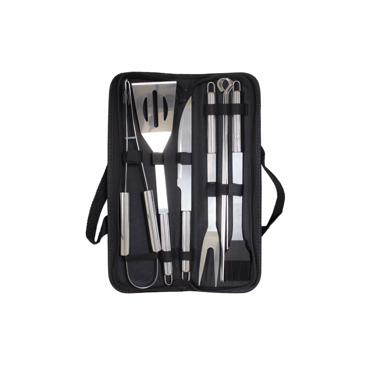 SET ASADOR x6 PIEZAS ESTUCHE NEGRO