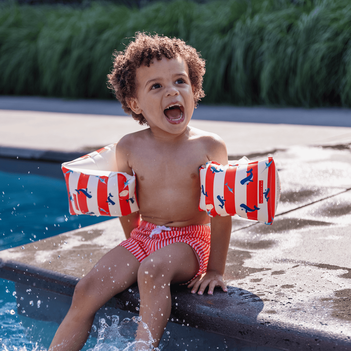 ALITAS SWIM ESSENTIALS 2-4AÑOS RED BALLENA