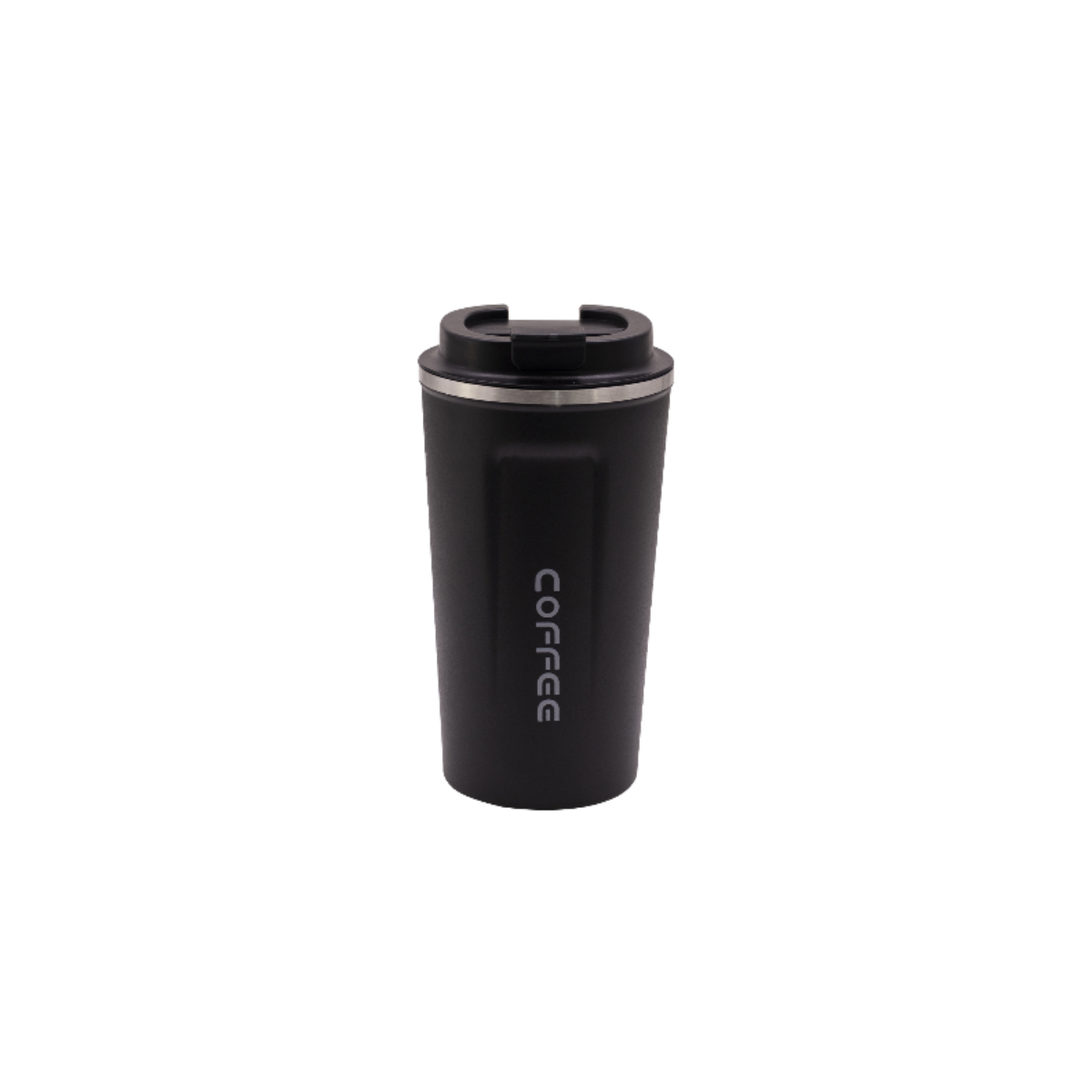 Vaso de acero inoxidable con tapa 510ml - COFFEE