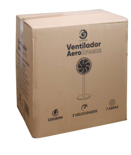 Ventilador Goldtech 14 pulgadas 7 Aspas Aero Breeze