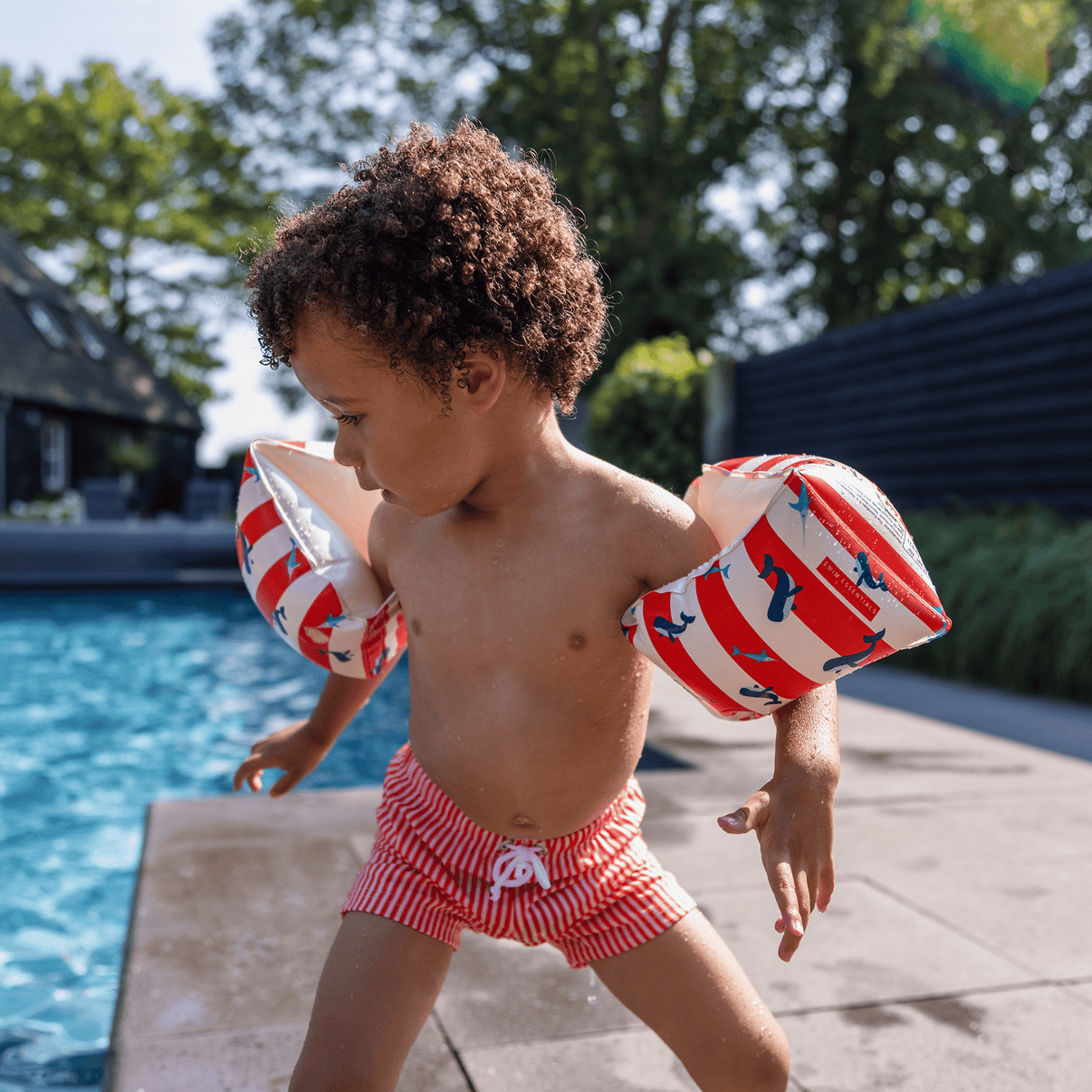 ALITAS SWIM ESSENTIALS 2-4AÑOS RED BALLENA