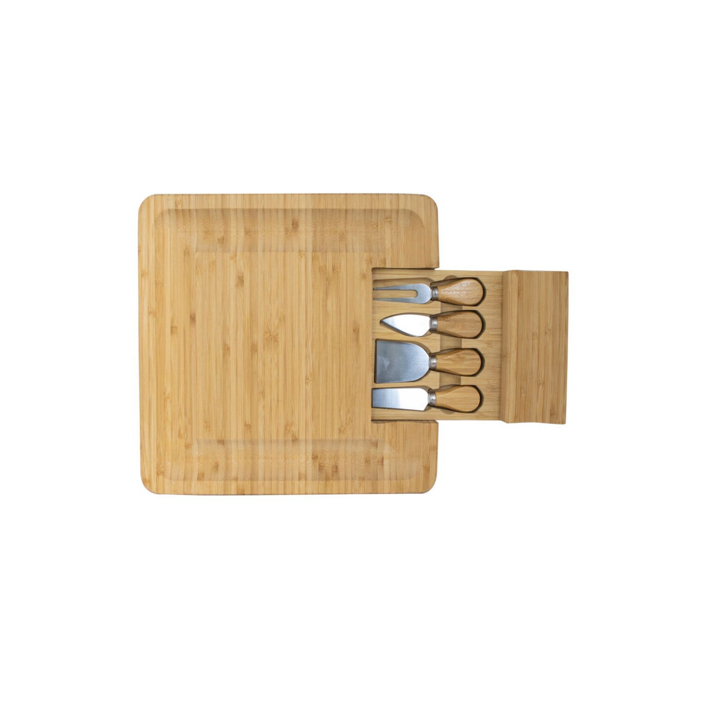 Tabla para picada de madera con accesorios