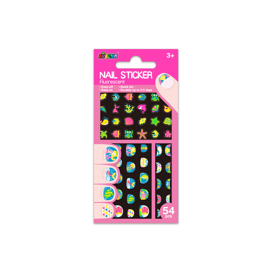 Stickers de uñas fluorescentes