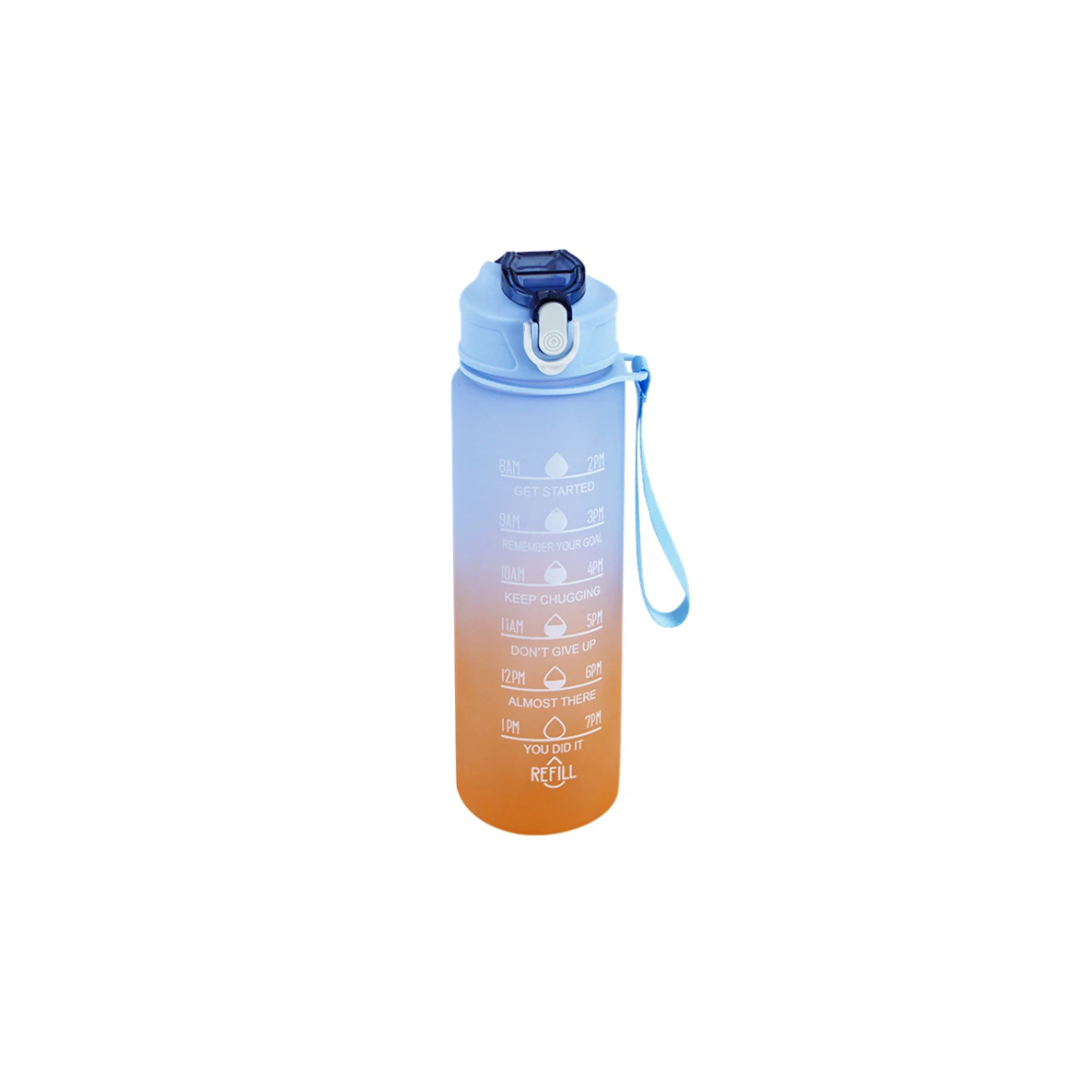 Botella de agua motivacional 900ml