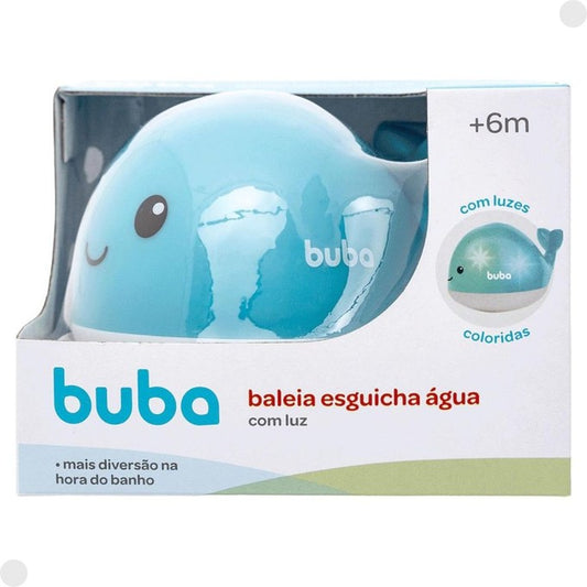 Ballena con luz y lanza chorro para baño BUBA