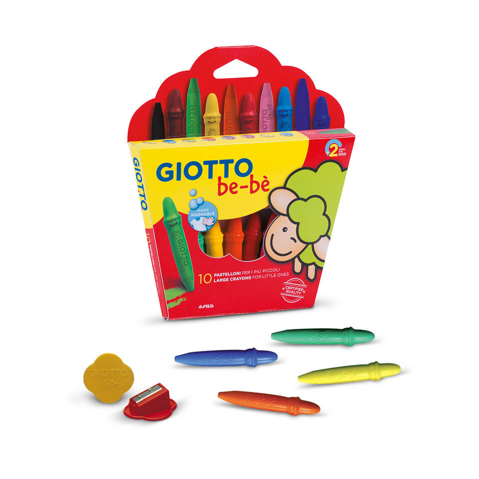 Crayon cera Giotto Be-Bé x 10